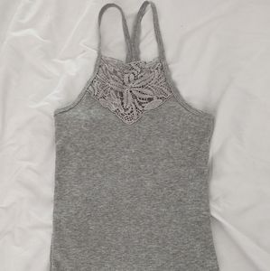 Like New XS Aero Gray Lace Cami